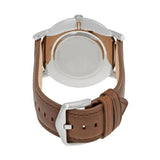 Fossil Minimalist Off White Dial Brown Leather Strap Watch for Men - FS5306 Authentic Buy Shop Now
