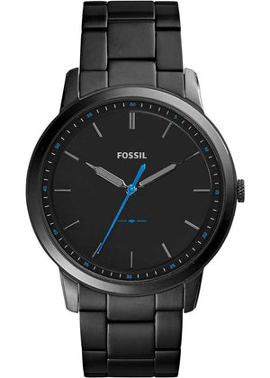 Fossil The Minimalist Black Dial Black Steel Strap Watch for Men - FS5308 Authentic Buy Shop Now