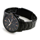 Fossil Townsman Chronograph Black Dial Black Steel Strap Watch for Men - FS5379 Authentic Buy Shop Now