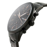 Fossil Townsman Chronograph Black Dial Black Steel Strap Watch for Men - FS5379 Authentic Buy Shop Now