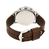 Fossil The Commuter White Dial Brown Leather Strap Watch for Men - FS5402 Authentic Buy Shop Now