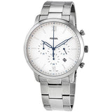 Fossil Neutra Chronograph White Dial Silver Steel Strap Watch for Men - FS5433 Authentic Buy Shop Now