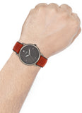 Fossil The Minimalist 3H Grey Dial Brown Leather Strap Watch for Men - FS5479 Authentic Buy Shop Now