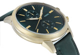 Fossil Townsman Chronograph Green Dial Green Leather Strap Watch for Men - FS5599 Authentic Buy Shop Now
