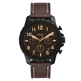 Fossil Bowman Chronograph Brown Dial Brown Leather Strap Watch for Men - FS5601 Authentic Buy Shop Now