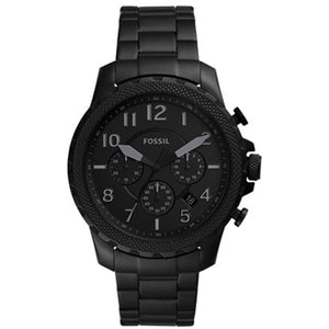 Fossil Bowman Chronograph Black Dial Black Steel Strap Watch for Men - FS5603 Authentic Buy Shop Now