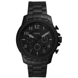 Fossil Bowman Chronograph Black Dial Black Steel Strap Watch for Men - FS5603 Authentic Buy Shop Now