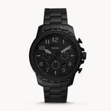 Fossil Bowman Chronograph Black Dial Black Steel Strap Watch for Men - FS5603 Authentic Buy Shop Now