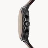 Fossil Forrester Chronograph Black Dial Brown Leather Strap Watch for Men - FS5608 Authentic Buy Shop Now