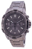 Fossil Garrett Chronograph Grey Dial Grey Steel Strap Watch for Men - FS5621 Authentic Buy Shop Now