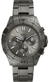 Fossil Garrett Chronograph Grey Dial Grey Steel Strap Watch for Men - FS5621 Authentic Buy Shop Now