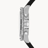 Fossil Garrett Chronograph Black Dial Black Rubber Strap Watch for Men - FS5624 Authentic Buy Shop Now