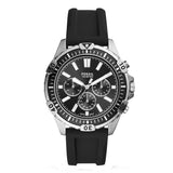 Fossil Garrett Chronograph Black Dial Black Rubber Strap Watch for Men - FS5624 Authentic Buy Shop Now