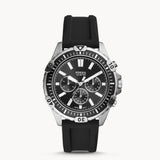 Fossil Bannon Multifunction Black Dial Black Silicone Strap Watch for Men - BQ2494 Authentic Buy Shop Now