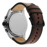 Fossil Dillinger Chronograph White Dial Brown Leather Strap Watch for Men - FS5674 Authentic Buy Shop Now