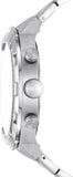 Fossil Bronson Chronograph Black Dial Silver Steel Strap Watch for Men - FS5710 Authentic Buy Shop Now