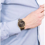 Fossil Neutra Chronograph Brown Dial Brown Leather Strap Watch for Men - FS5763 Authentic Buy Shop Now