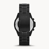 Fossil Garrett Chronograph Black Dial Black Steel Strap Watch for Men - FS5773 Authentic Buy Shop Now