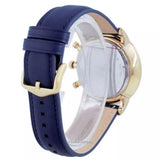 Fossil Neutra Chronograph Blue Dial Blue Leather Strap Watch for Men - FS5790 Authentic Buy Shop Now