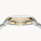 Fossil Everett Chronograph Gold Dial Two Tone Steel Strap Watch for Men - FS5796 Authentic Buy Shop Now
