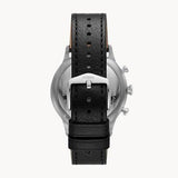Fossil Retro Pilot Chronograph Black Dial Black Leather Strap Watch for Men - FS5806 Authentic Buy Shop Now