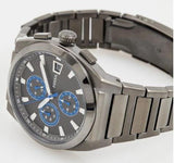 Fossil Everett Chronograph Grey Dial Grey Steel Strap Watch for Men - FS5830 Authentic Buy Shop Now