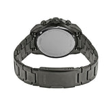 Fossil Bronson Chronograph Black Dial Grey Steel Strap Watch for Men - FS5852 Authentic Buy Shop Now