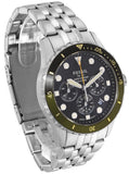 Fossil FB-01 Chronograph Black Dial Silver Steel Strap Watch for Men - FS5864 Authentic Buy Shop Now