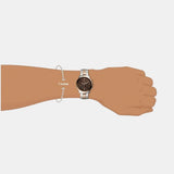 Fossil Neutra Chronograph Brown Dial Two Tone Steel Strap Watch for Men - FS5869 Authentic Buy Shop Now