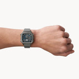 Fossil Retro Analog-Digital Black Dial Grey Steel Strap Watch for Men - FS5892 Authentic Buy Shop Now