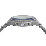 Fossil Sport Tourer Chronograph Blue Dial Silver Steel Strap Watch for Men - FS6047 Authentic Buy Shop Now