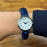 Tissot Bellissima Automatic Silver Dial Blue Leather Strap Watch For Women - T126.207.16.013.00 Authentic Buy Shop Now