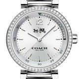 Coach Sports Crystals Silver Dial Silver Steel Strap Watch for Women - 14502194 Authentic Buy Shop Now