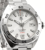 Tag Heuer Formula 1 Calibre 5 Automatic White Dial Silver Steel Strap Watch for Men - WAZ2114.BA0875 Authentic Buy Shop Now