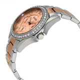 Fossil Riley Multifunction Rose Gold Dial Two Tone Steel Strap Watch for Women - ES4145 Authentic Buy Shop Now