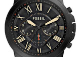 Fossil Grant Chronograph Black Dial Brown Leather Strap Watch for Men - FS5241 Authentic Buy Shop Now
