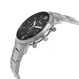 Fossil Neutra Chronograph Black Dial Silver Steel Strap Watch for Men - FS5384 Authentic Buy Shop Now