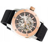 Fossil Modern Machine Automatic Skeleton Dial Black Leather Strap Watch for Men - ME3082 Authentic Buy Shop Now