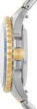 Fossil FB-01 Automatic Skeleton Blue Dial Two Tone Steel Strap Watch for Men - ME3191 Authentic Buy Shop Now