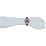 Fossil Twist Chronograph Multifunction Taupe Dial Brown Leather Strap Watch for Men - ME1098 Authentic Buy Shop Now
