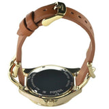 Fossil Riley Multifunction White Dial Orange Leather Strap Watch for Women - ES3723 Authentic Buy Shop Now
