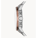 Fossil Bannon Multifunction Brown Dial Two Tone Steel Strap Watch for Men - BQ2502 Authentic Buy Shop Now