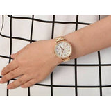Fossil Rye Mother of Pearl White Dial Gold Steel Strap Watch for Women - ES3756 Authentic Buy Shop Now