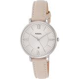 Fossil Jacqueline White Dial Beige Leather Strap Watch for Women - ES3793 Authentic Buy Shop Now