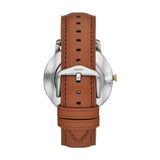 Fossil The Minimalist 3H Blue Dial Brown Leather Strap Watch for Men - FS5499 Authentic Buy Shop Now