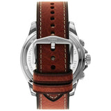 Fossil Dillinger Luggage Chronograph Blue Dial Brown Leather Strap Watch for Men - FS5675 Authentic Buy Shop Now