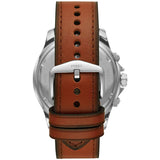 Fossil Dillinger Luggage Chronograph Green Dial Brown Leather Strap Watch for Men - FS5734 Authentic Buy Shop Now