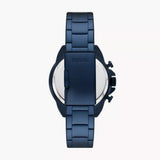 Fossil Bronson Chronograph Blue Dial Blue Steel Strap Watch for Men - FS5916 Authentic Buy Shop Now