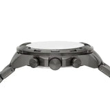 Fossil Bronson Chronograph Black Dial Grey Steel Strap Watch for Men - FS5852 Authentic Buy Shop Now