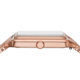 Fossil Raquel Three Hand Date Brown Dial Rose Gold Steel Strap Watch For Women - ES5323 Authentic Buy Shop Now